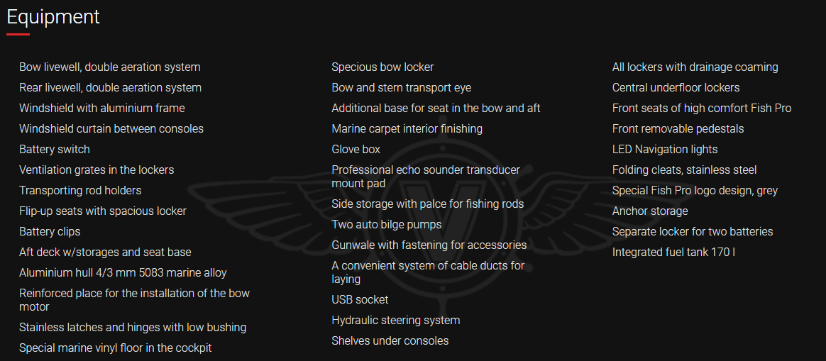  - Guvernarea hidraulica este standard pe aceasta barca